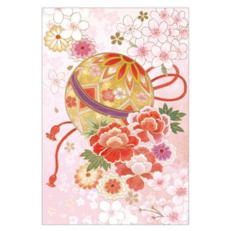 和風クリスマスカード　Ｃ０７－００３６