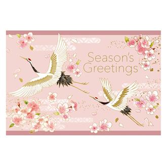 和風クリスマスカード　Ｃ０７－００３９