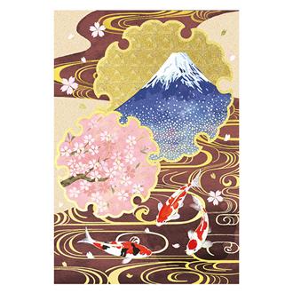 和風クリスマスカード　Ｃ０７－００４１