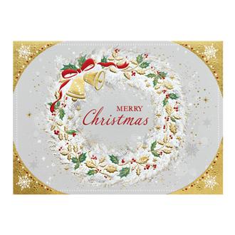 洋風クリスマスカード　Ｃ０８－００１１