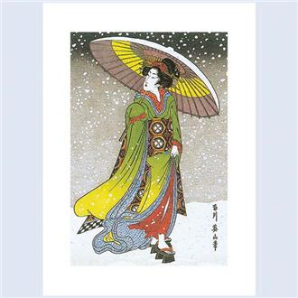 和風クリスマスカード