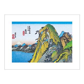 和風クリスマスカード　ＦＣ２０－２０５　風景風俗画