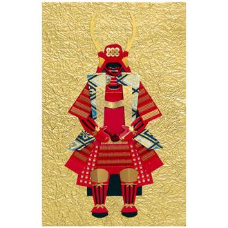 ２０２１クリスマスカード　侍－０２