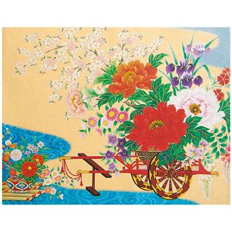 和風クリスマスカード　Ｆ２５－９０９