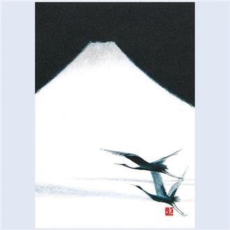 和風クリスマスカード　Ｆ２０－６５０