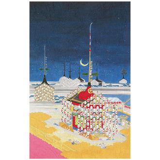 和風クリスマスカード　祇園祭　Ｆ２０－６８３