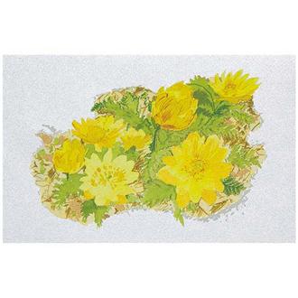 和風クリスマスカード　花　Ｆ２５－９５８