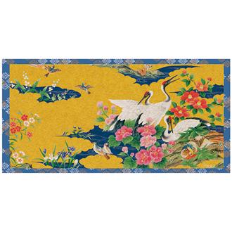 和風クリスマスカード　日本障壁名画　Ｆ３０－２１