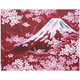 和風クリスマスカード　桜　Ｆ２５－９７０