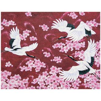 和風クリスマスカード　桜　Ｆ２５－９７１