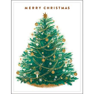 クリスマスマニエールカード　クリスマスツリー