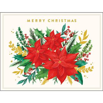 クリスマスマニエールカード ポインセチア | 伊東屋オンラインストア