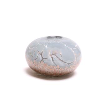 グラスベース　ＬＩＧＮＥ　オヴァル　ブルーゴールド