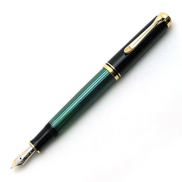 万年筆 PELIKAN 18C-750 グリーンストライプ（ペリカンの万年筆