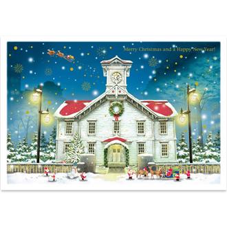 ミニサンタセピアカード　北海道