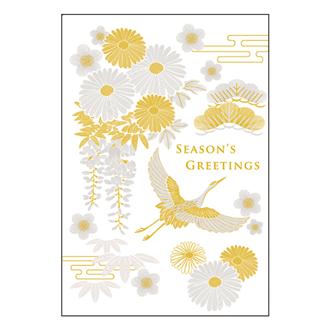 和風フォーマルカード　刺しゅう　松竹梅