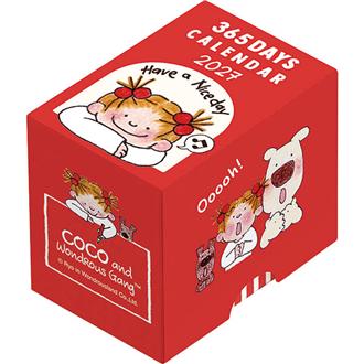 2027 ミニミニ日めくりカレンダー ココちゃん | 伊東屋オンライン