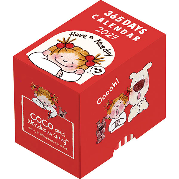2027 ミニミニ日めくりカレンダー ココちゃん | 伊東屋オンライン