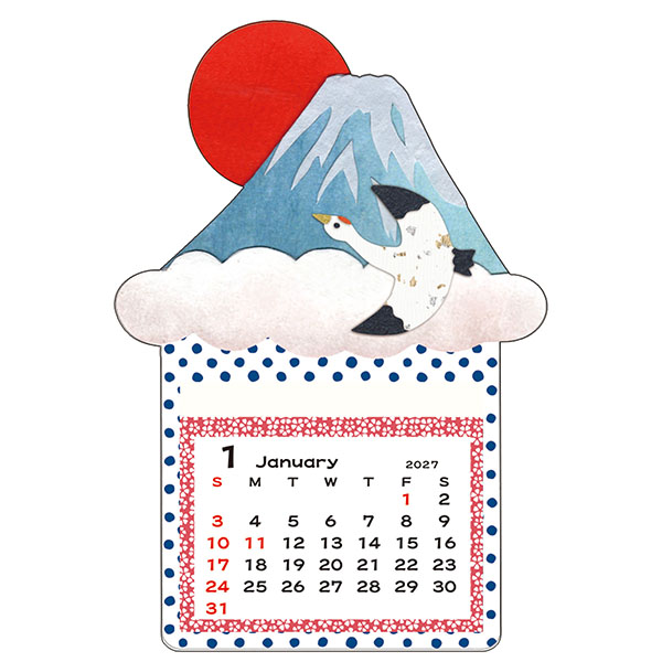 2027 ミニマグネットカレンダー 富士山 | 伊東屋オンラインストア