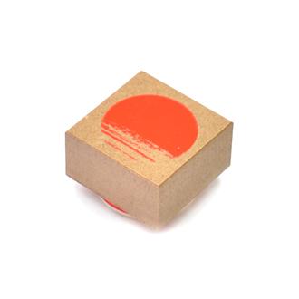 年賀木印（中）　初日の出