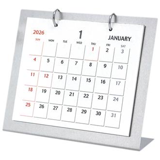 2026 金属卓上カレンダーS