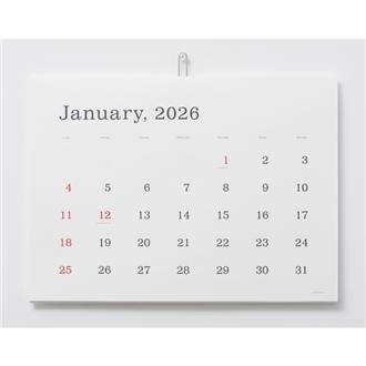 2026 葛西薫カレンダー 枠なし | 伊東屋オンラインストア