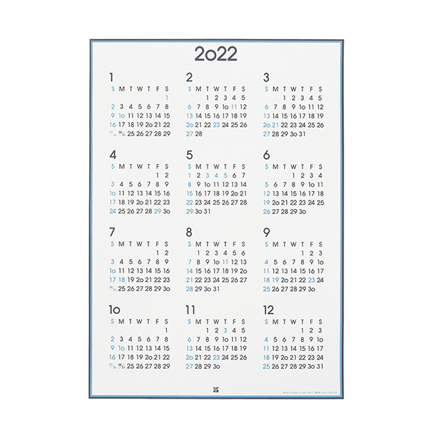 ２０２２ ポスターカレンダー ａ２ 伊東屋オンラインストア