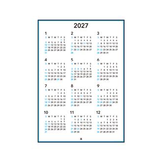 ２０２７　ポスターカレンダー　Ａ１縦型