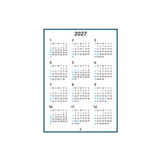 ２０２７　ポスターカレンダー　Ａ２縦型