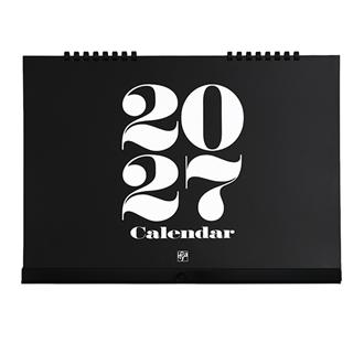 ２０２７　ブラック　ウォールカレンダー
