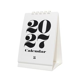 ２０２７　ホワイト　デスクカレンダー
