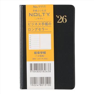 ２６　ＮＯＬＴＹ　能率手帳１小型版　黒