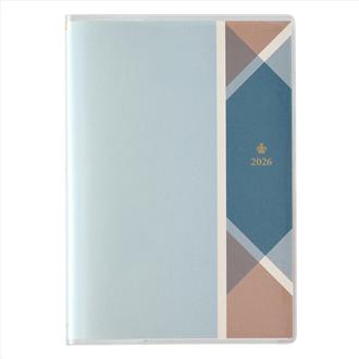 ２６　王様のブランチｘＰＧウィークリーＢ６－ｉ　週間メモ　月曜始まり　パウダーブルー