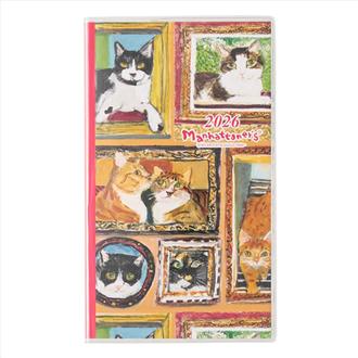 ２６　ペイジェムマンハッタナーズスリム　日曜始まり　猫家族みんなの肖像