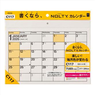 ２０２６　ＮＯＬＴＹカレンダー　壁掛（Ａ４横）
