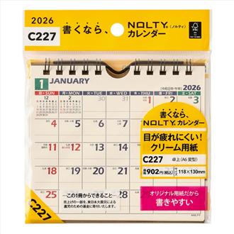 ２０２６　ＮＯＬＴＹカレンダー　卓上（Ａ６変型）