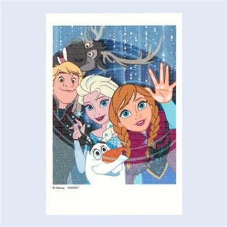 Ｄｉｓｎｅｙ１００　キャンバスポストカード　アナと雪の女王