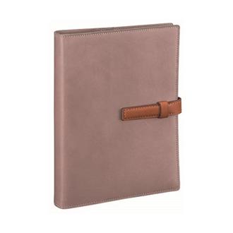 【伊東屋限定】オールアース　Ａ５　スモーキーピンク（ベルト：ブラウン）