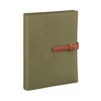 【伊東屋限定】オールアース　Ａ５　カーキ（ベルト：ブラウン）