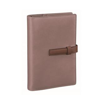 【伊東屋限定】オールアース　バイブル　スモーキーピンク（ベルト：ダークブラウン）