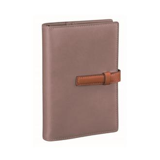 【伊東屋限定】オールアース　バイブル　スモーキーピンク（ベルト：ブラウン）