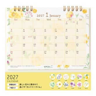 2027 卓上リング＜M＞ カントリータイム花柄 | 伊東屋オンライン
