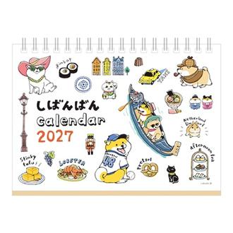 2027 B6卓上カレンダー しばんばん 旅ゆけばんばん | 伊東屋