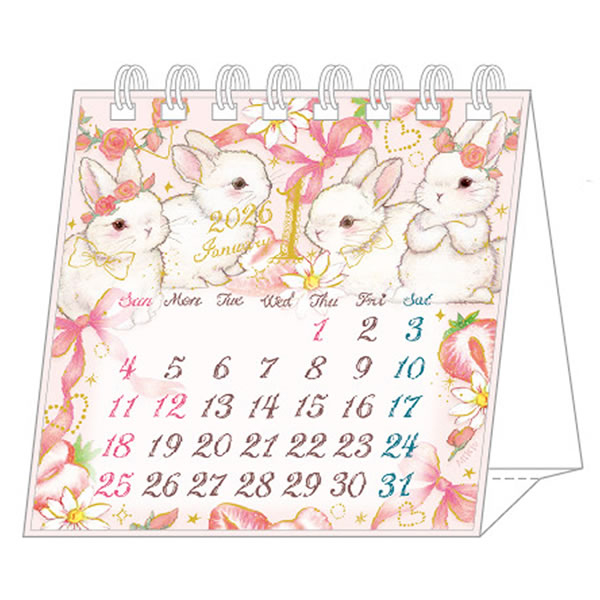 ダイヤモンドアート 2026 卓上カレンダー 毎月楽しみ！クリスタル