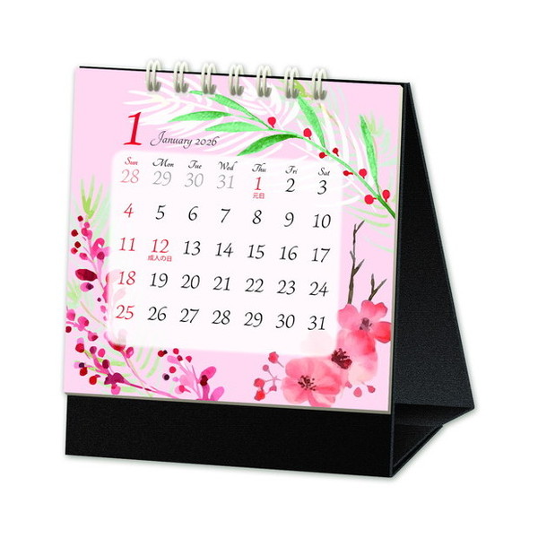 2026 卓上1ヶ月 四季の花 SS | 伊東屋オンラインストア