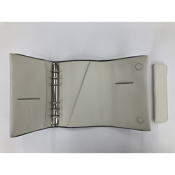 KNOX45周年記念 限定品 システム手帳 包み込む カラー 銀朱
