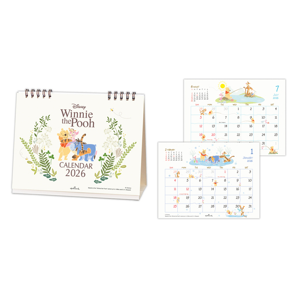 2026 卓上カレンダー くまのプーさん | 伊東屋オンラインストア