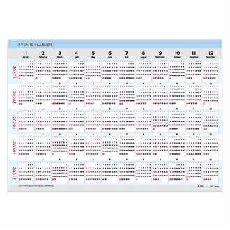 ２０２７　壁掛　Ａ２　５年カレンダー