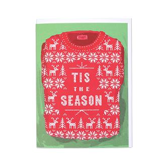 クリスマスカード　ＡＨ１９６０　ノルディックセーター