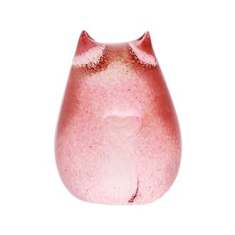 ガラスの置物　ラヴキャット